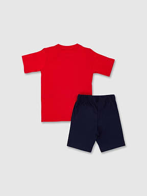 חליפה קצרה עם לוגו מודפס / תינוקות וילדים