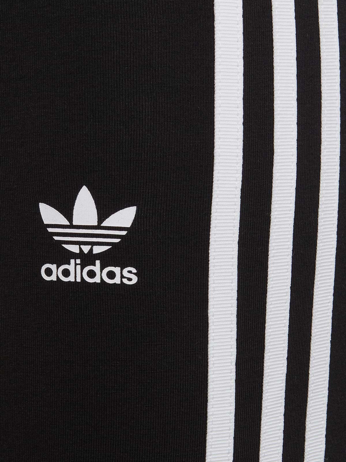 טייץ ארוך עם לוגו מודפס ופסי המותג / ילדות ונערות- Adidas Originals|אדידס אוריג'ינלס