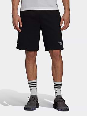 מכנסי ספורט קצרים עם הדפס לוגו גרפי United