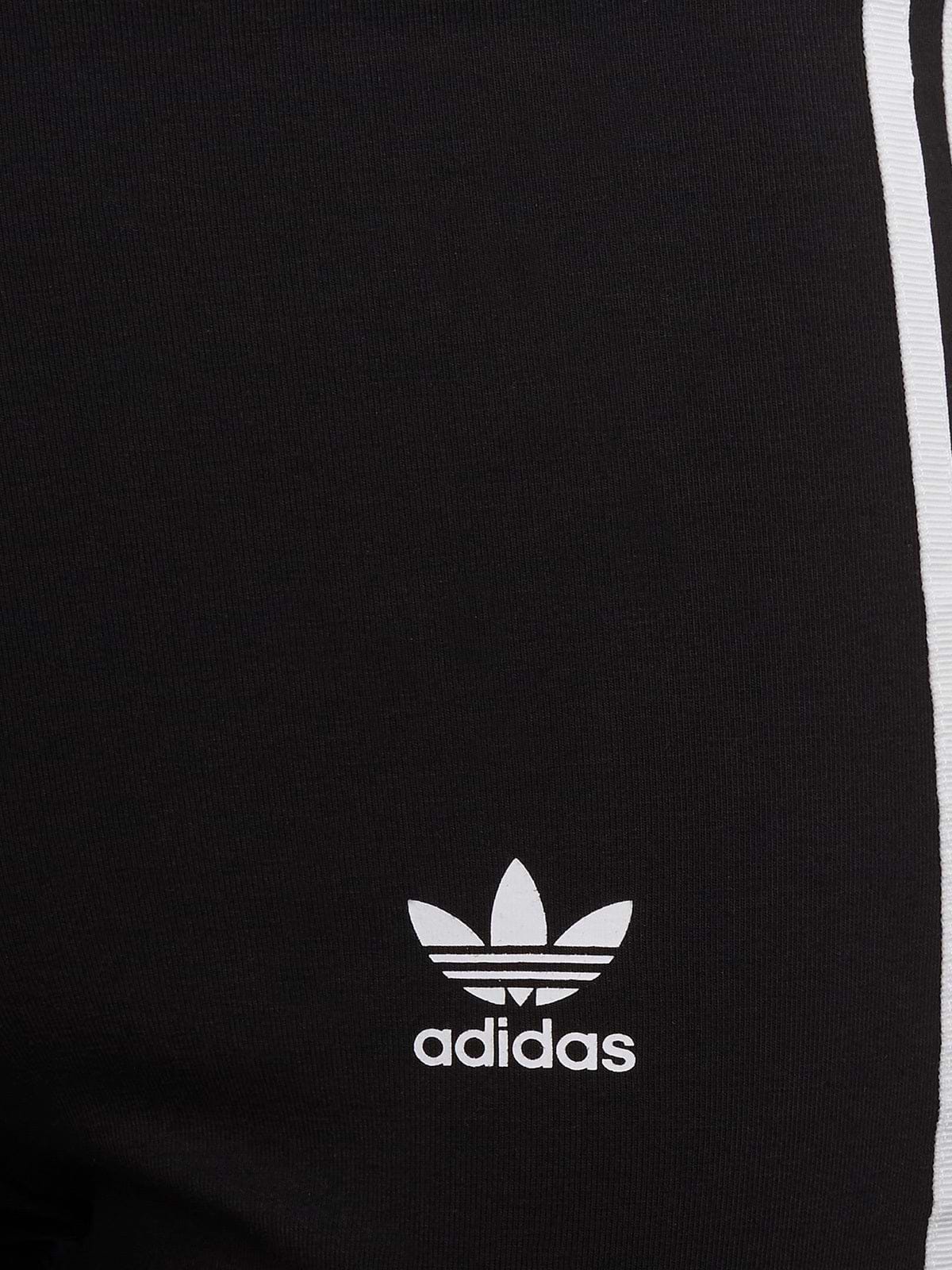 טייץ קצר עם לוגו מודפס ופסי המותג / ילדות ונערות- Adidas Originals|אדידס אוריג'ינלס