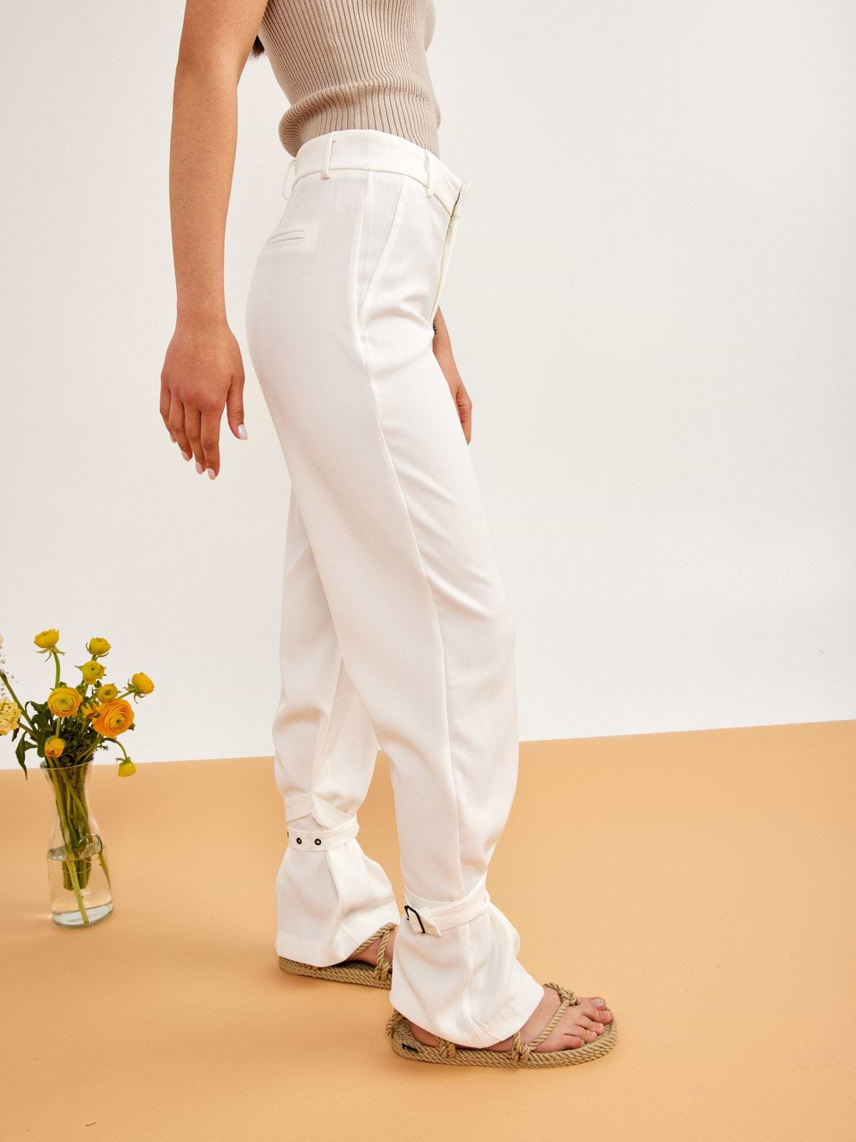 מכנסיים מחוייטים עם רצועות- Style River|סטייל ריבר