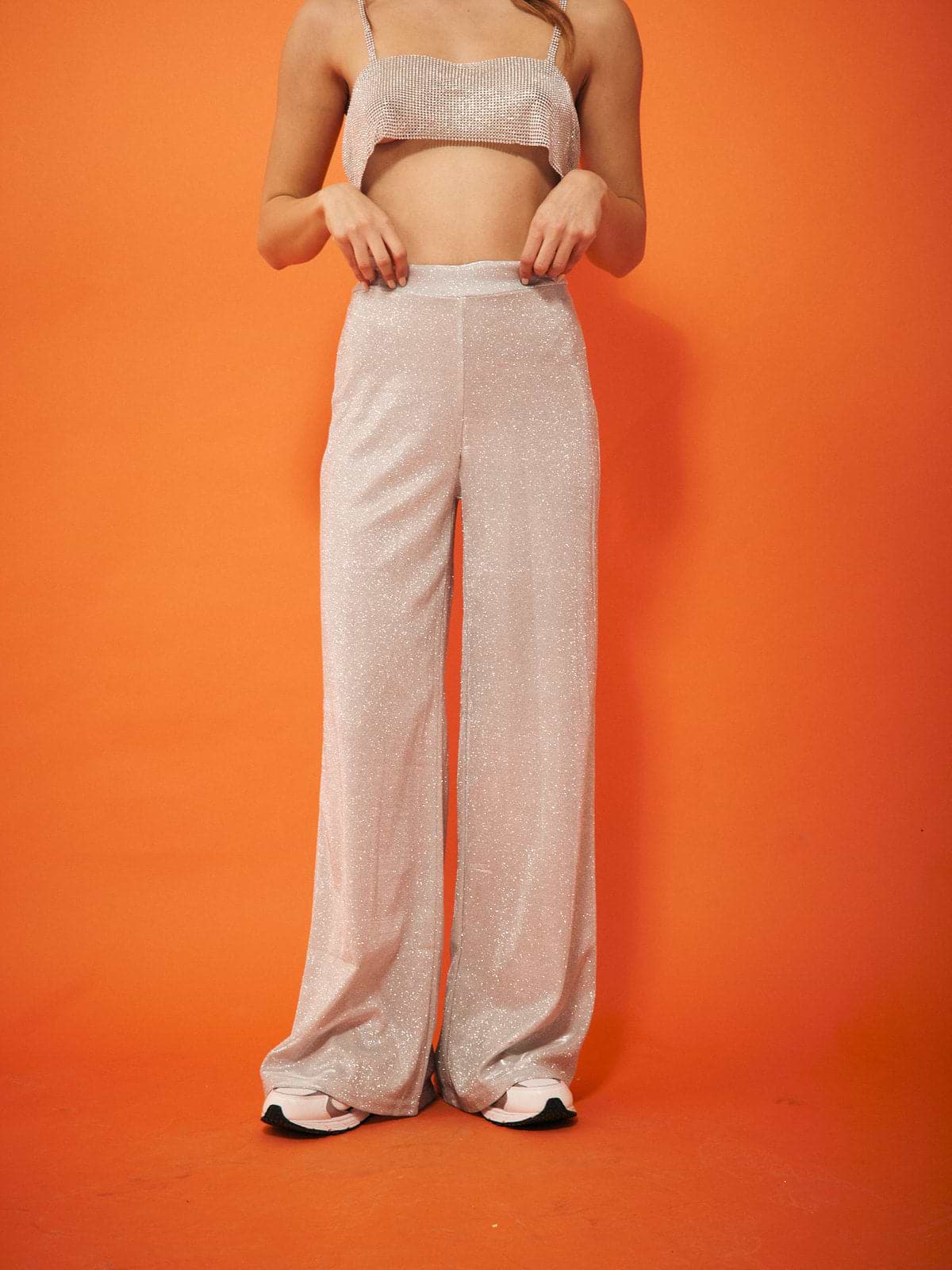 מכנסי לורקס בגימור מבריק / נשים- Style River|סטייל ריבר