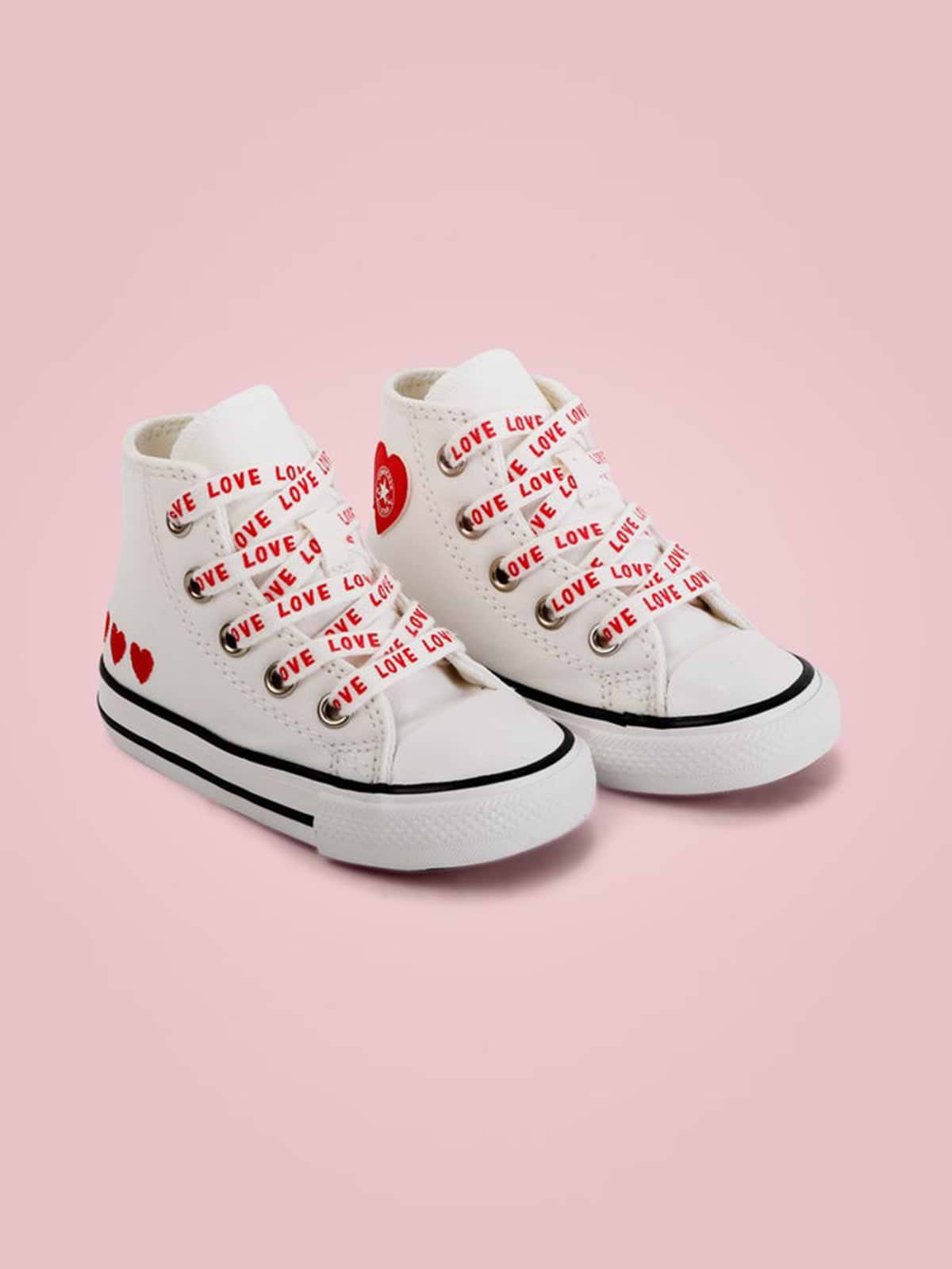 נעלי סניקרס גבוהות Valentine's Limited Edition / תינוקות- Converse|קונברס