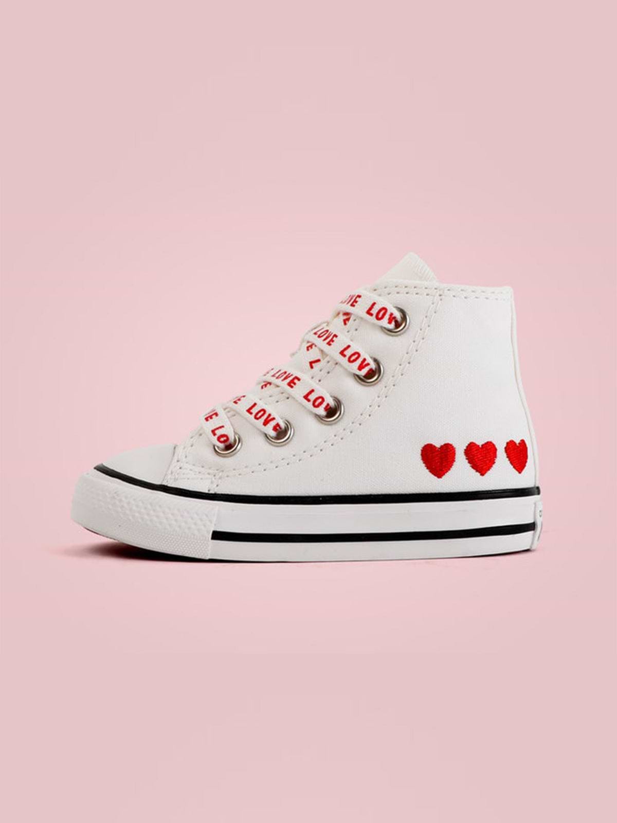 נעלי סניקרס גבוהות Valentine's Limited Edition / תינוקות- Converse|קונברס