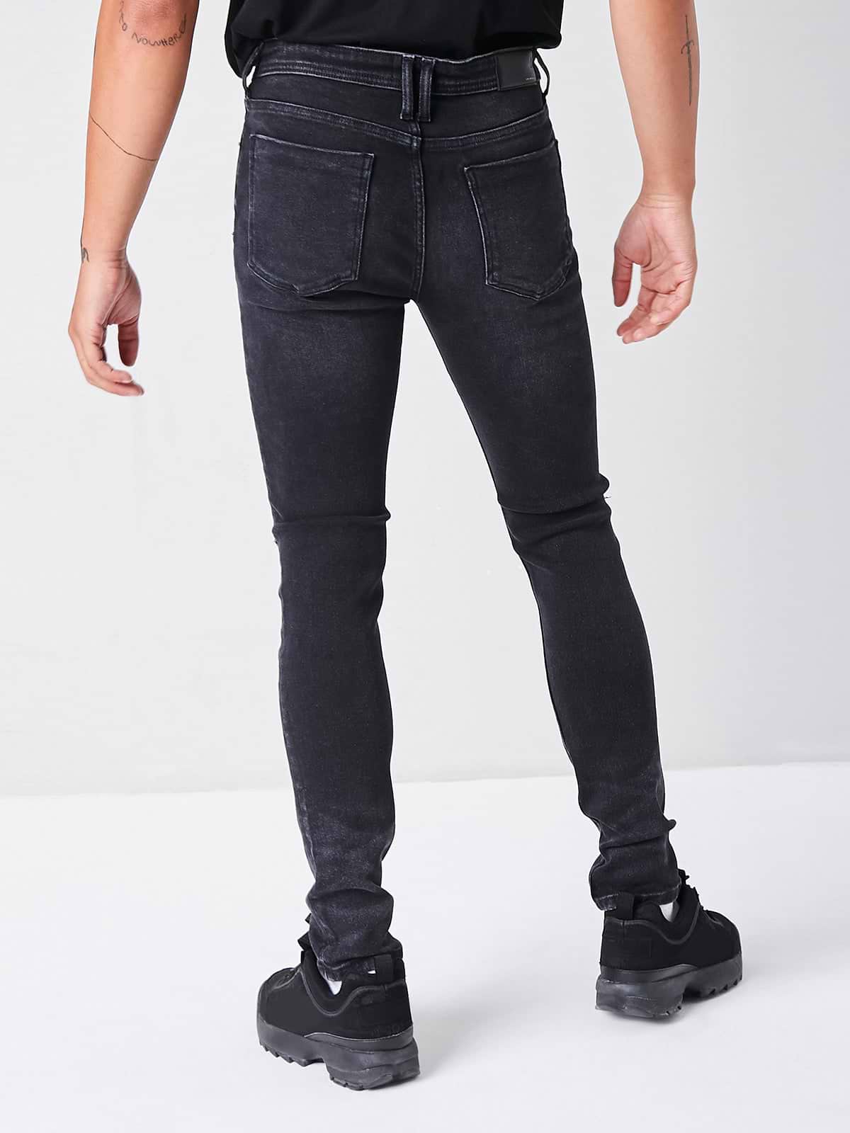מכנסי ג'ינס בגזרת SLIM FIT- FOREVER 21|פוראבר 21