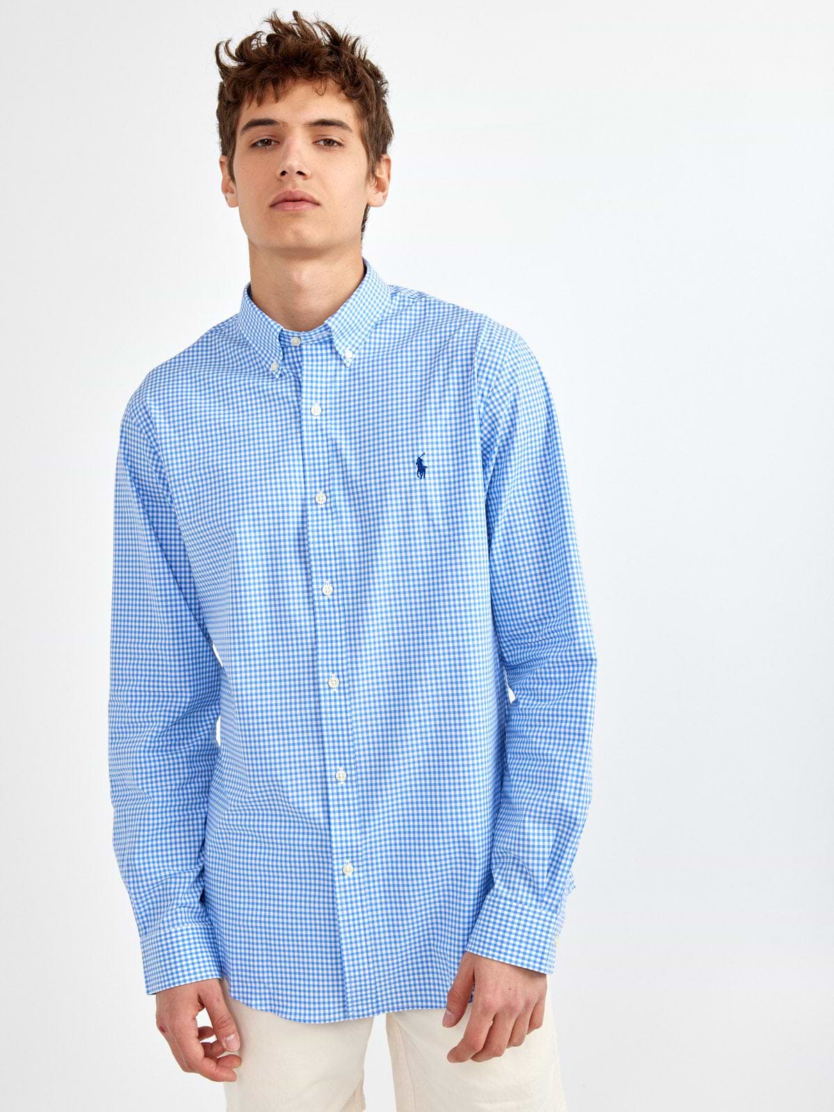 חולצה מכופתרת עם הדפס משובץ- Polo Ralph Lauren|פולו ראלף לורן 