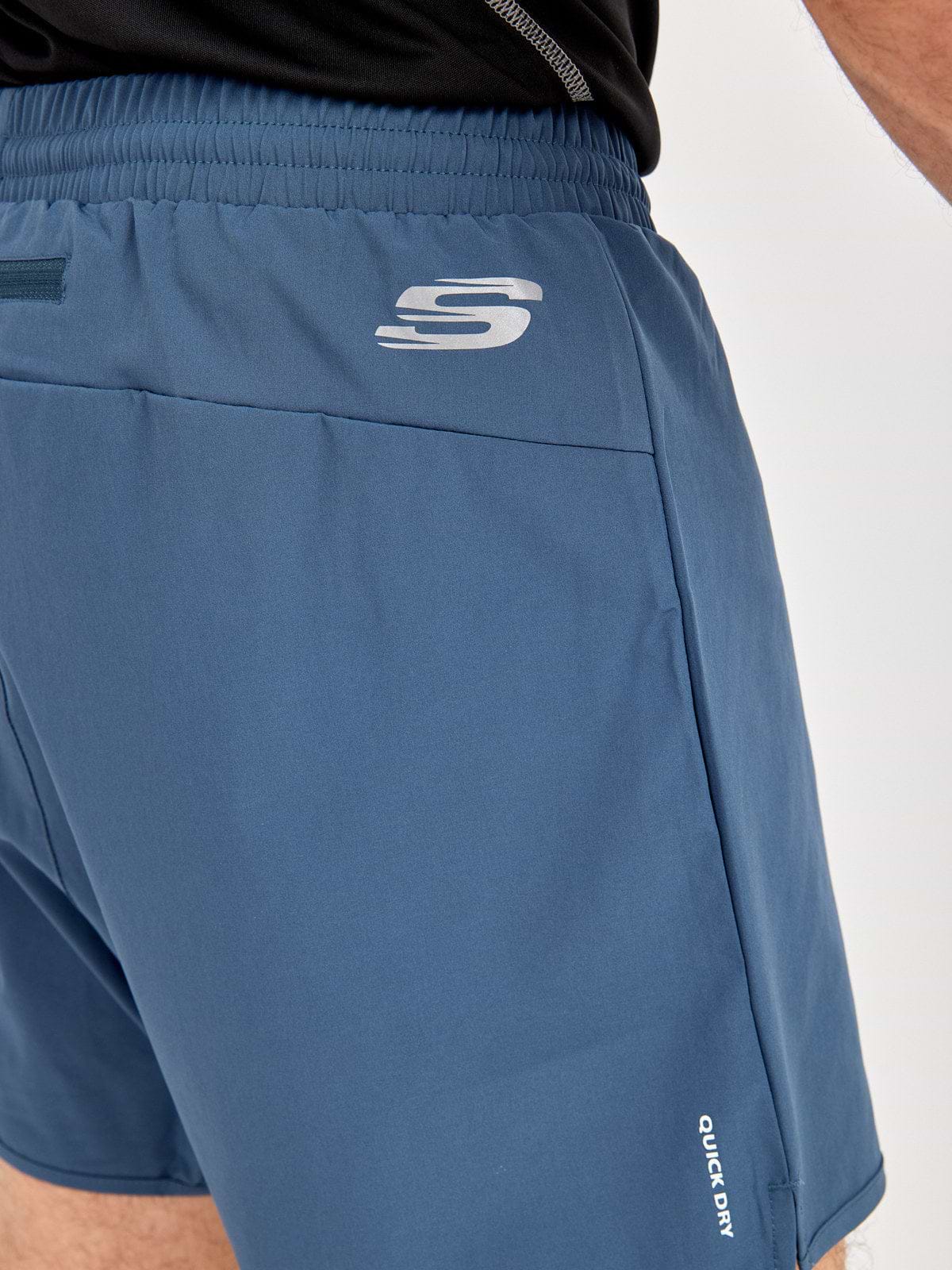 מכנסי אימון קצרים עם לוגו מודפס- Skechers|סקצ'רס 