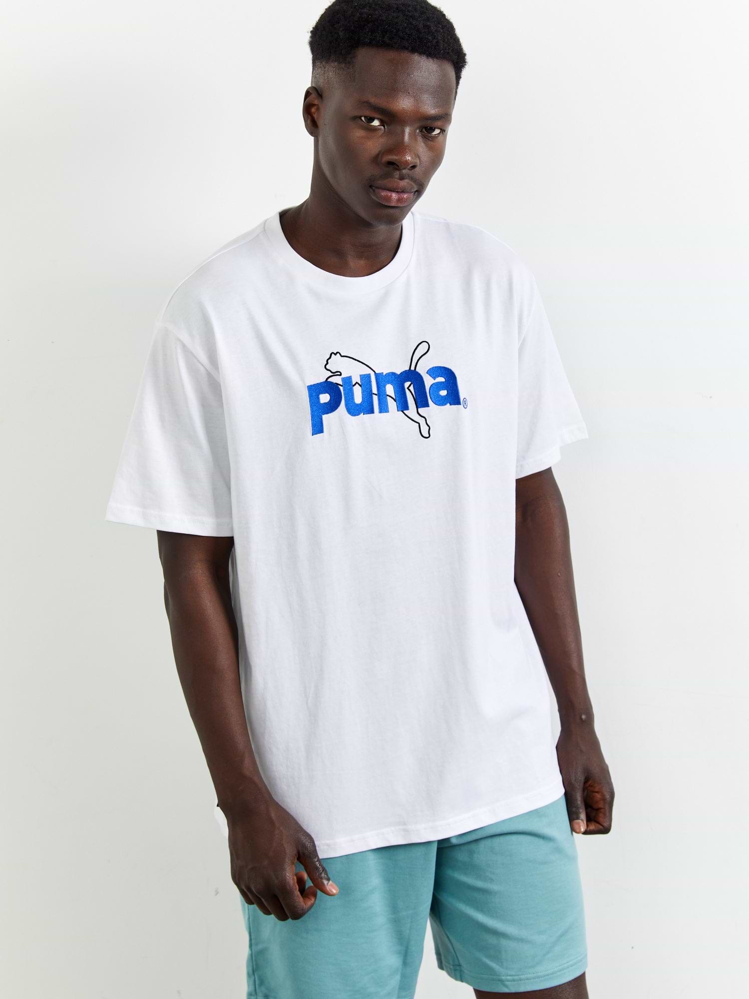 טישרט בייסיק עם לוגו- Puma|פומה