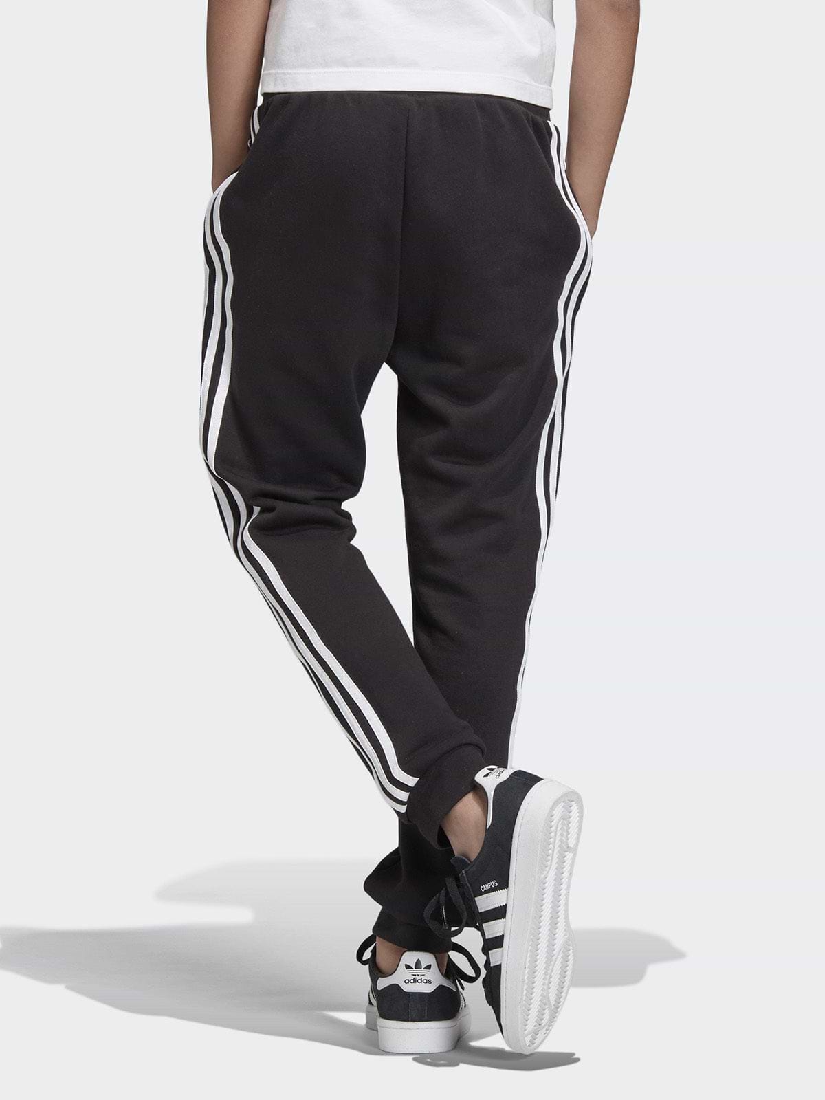מכנסי ניילון ארוכים עם דוגמת פסים- Adidas Originals|אדידס אוריג'ינלס