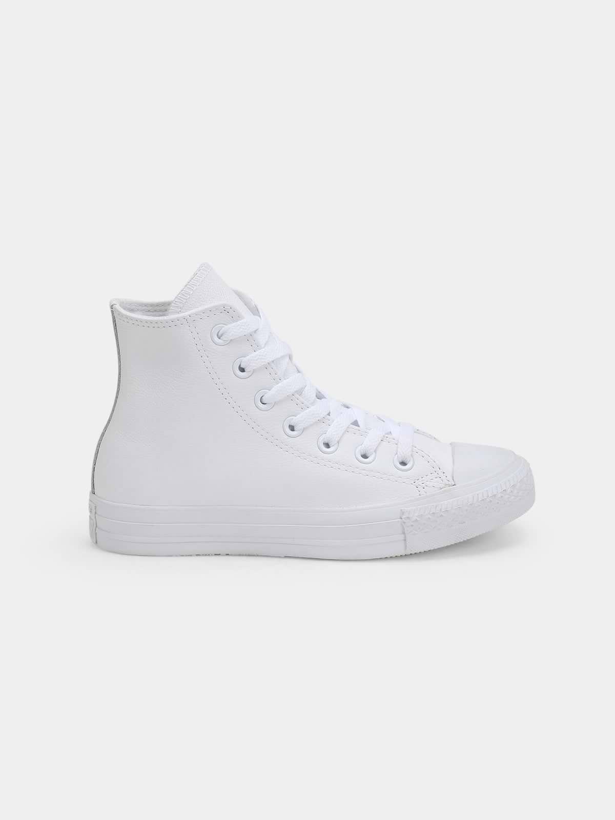 נעלי סניקרס גבוהות מעור / יוניסקס- Converse|קונברס