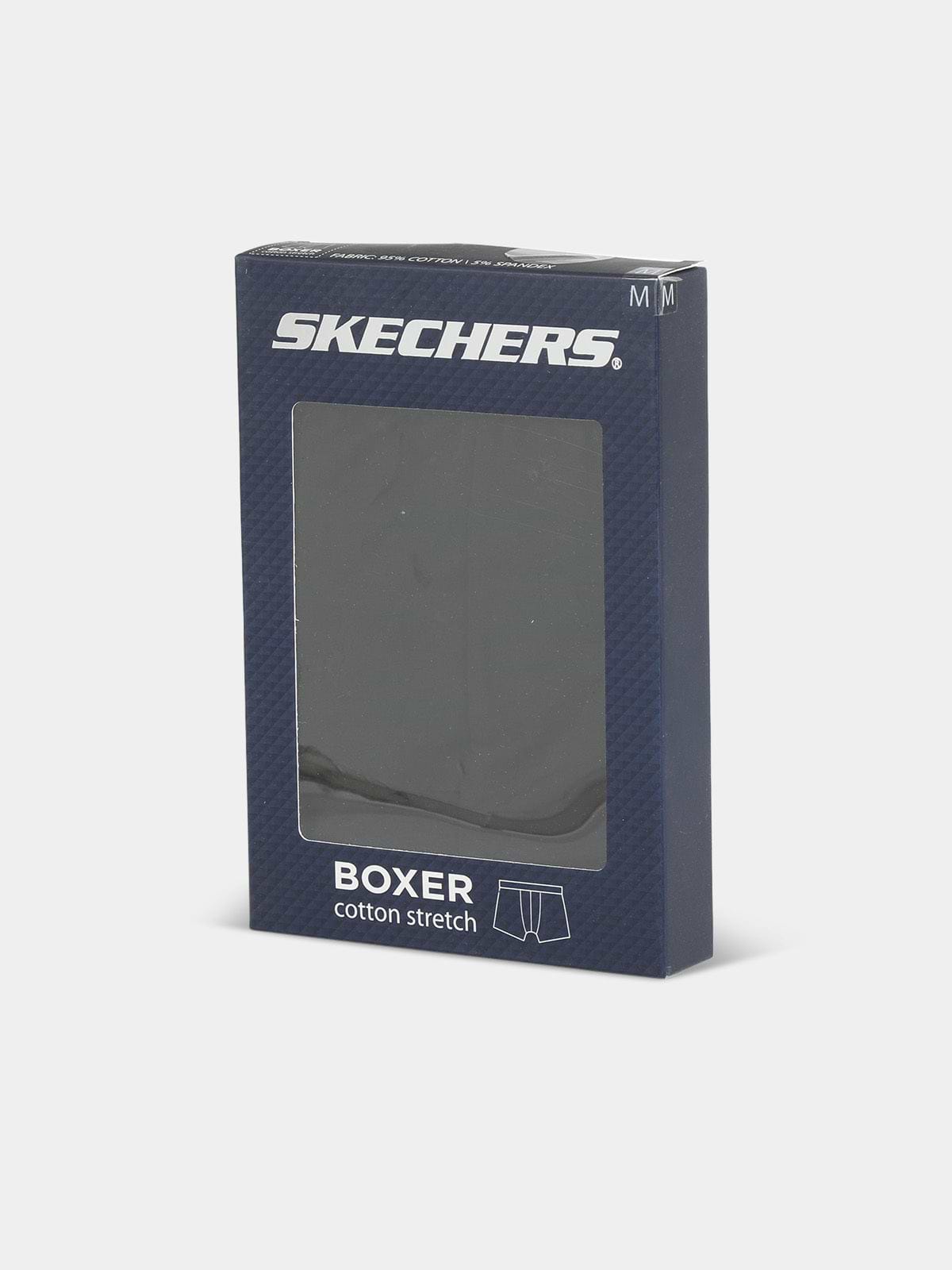 תחתון בוקסר קצר עם לוגו // גברים- Skechers|סקצ'רס 