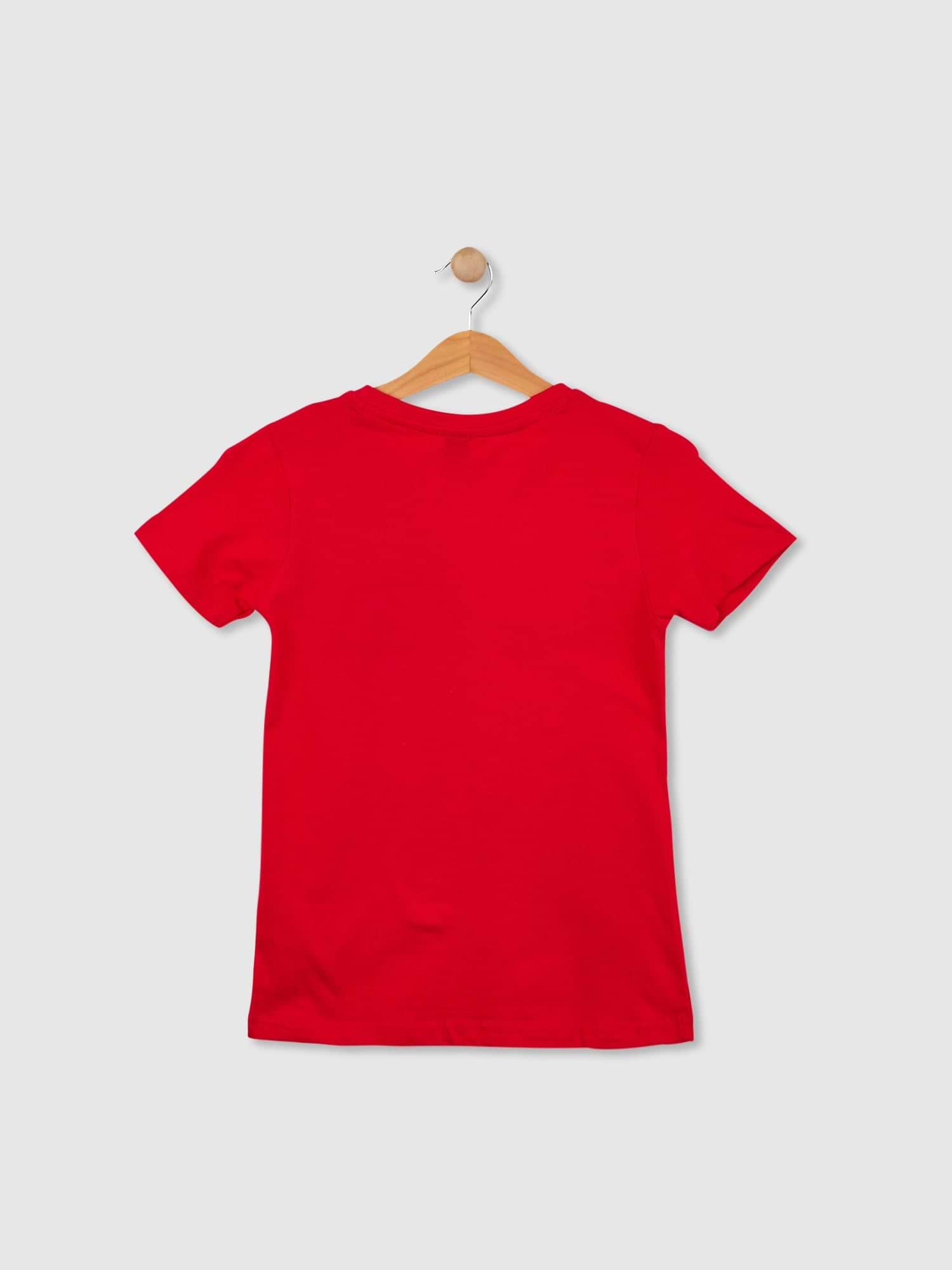 חולצת בייסיק קצרה צווארון עגול / ילדים יוניסקס- Borderline|בורדרליין