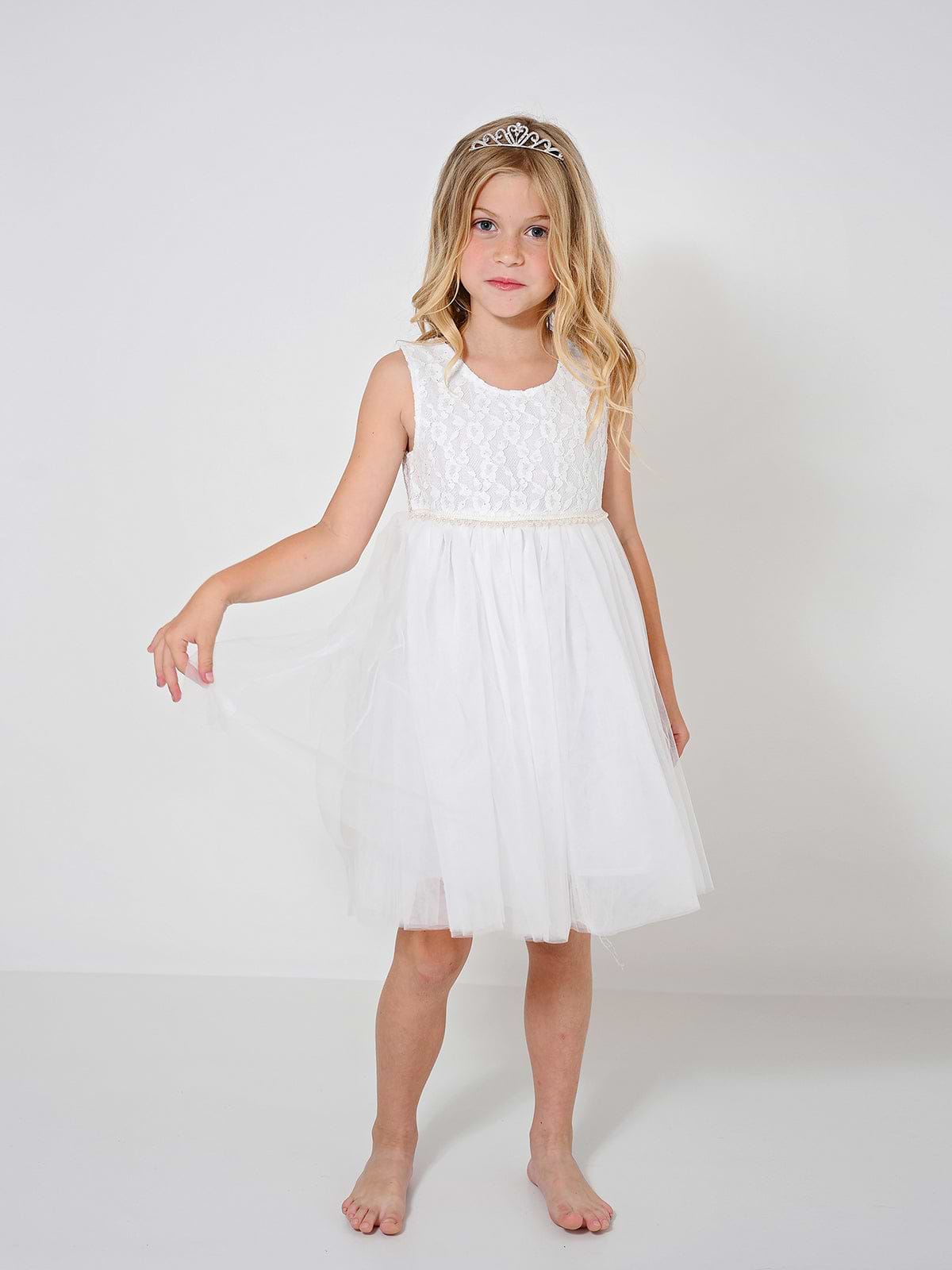 שמלת שושבינה סופי לבנה / ילדות ותינוקות