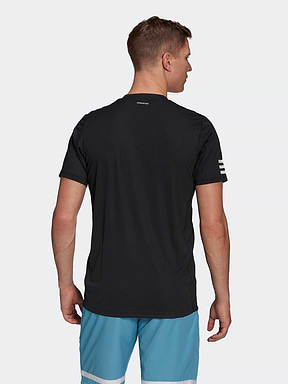 חולצת טניס קצרה עם דוגמת פסים