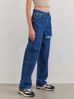מכנסי ג'ינס בגזרה לוס