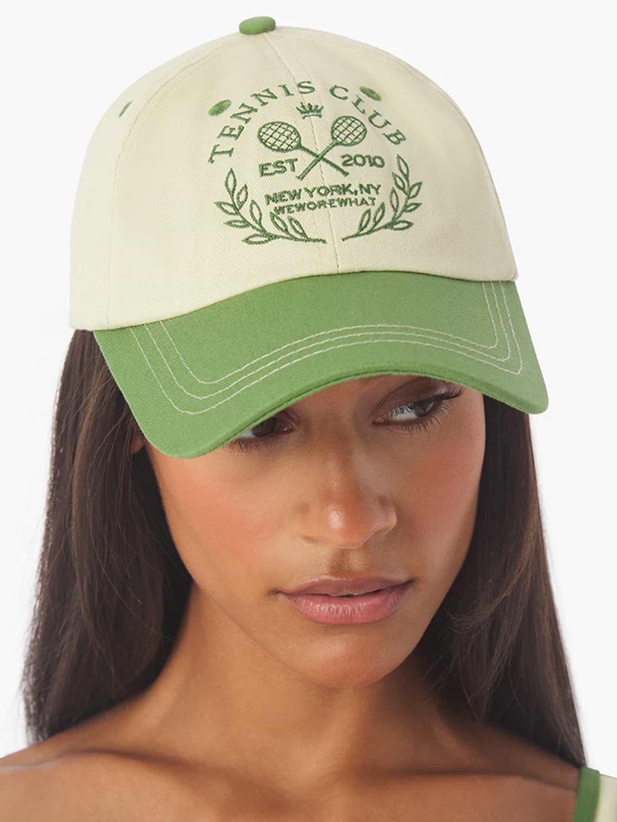 כובע מצחייה עם רקמת לוגו TENNIS CLUB / נשים