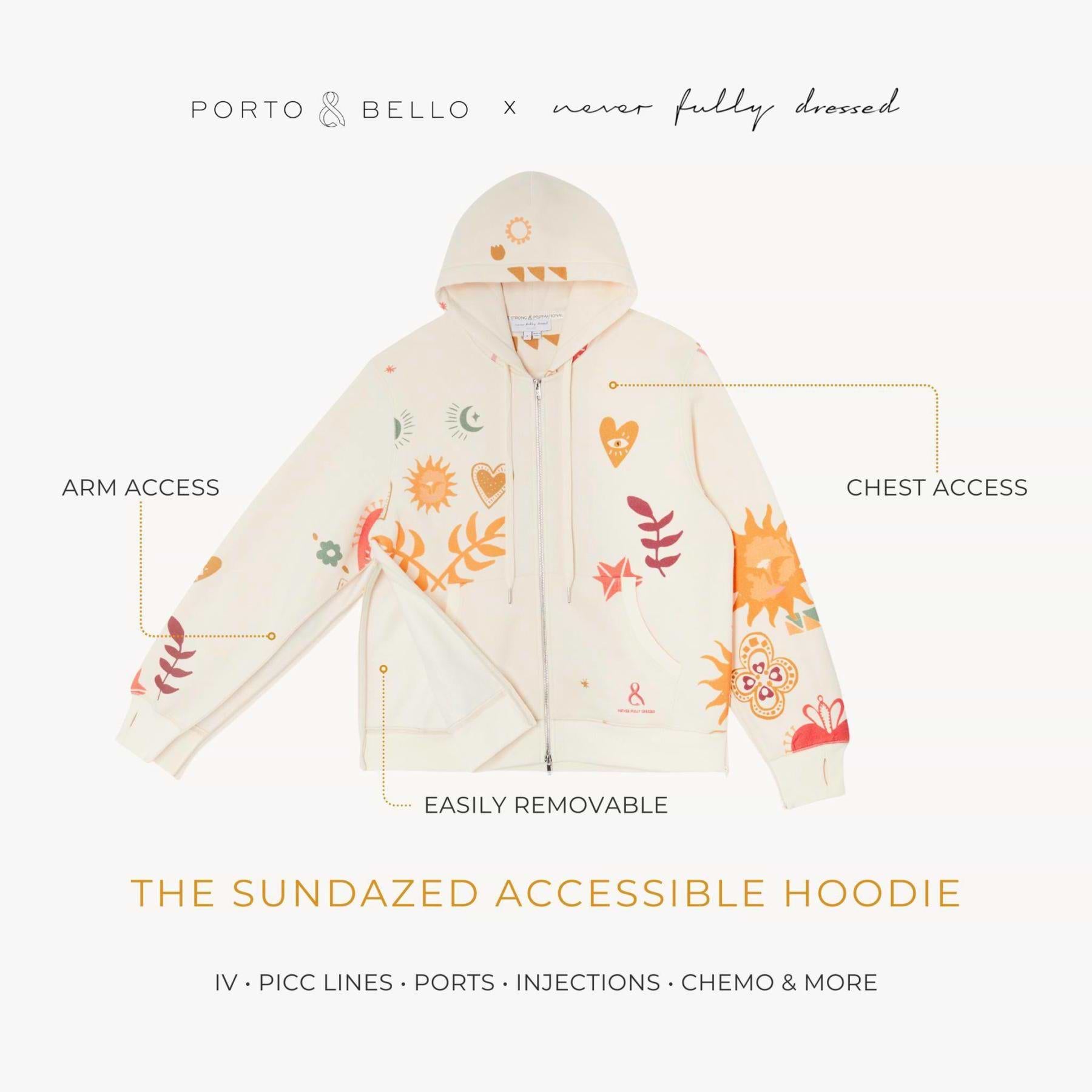 Cream Sundazed Accessible Hoodie – Never Fully Dressed