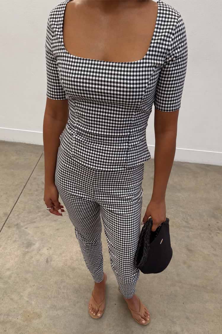 Gingham Top