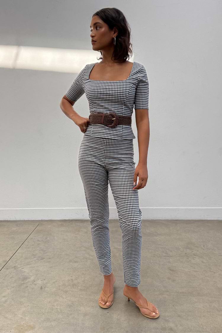 Gingham Trousers