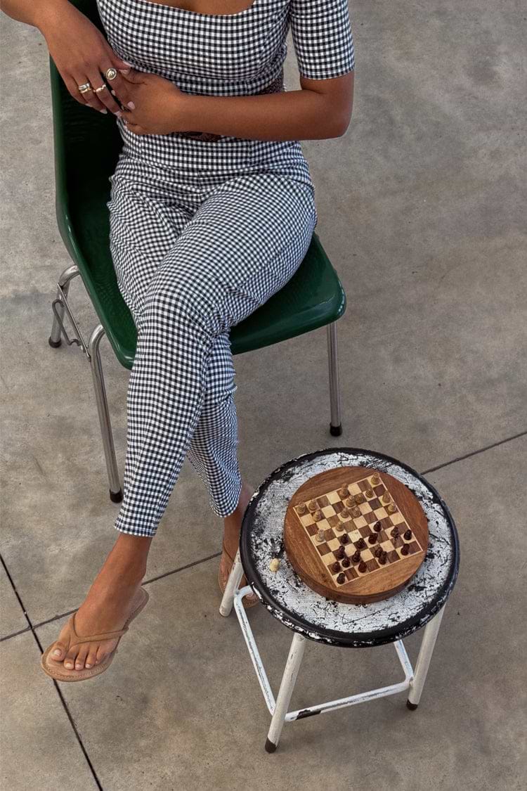 Gingham Trousers