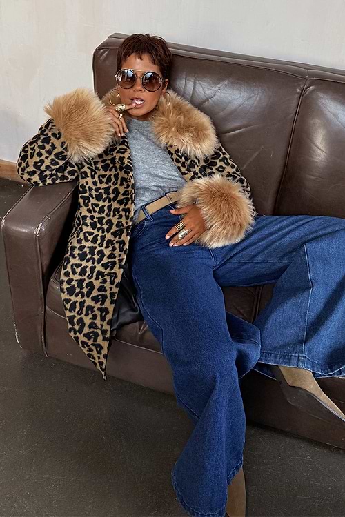 Her lip to／Convertible Fur Tippet Coat herlipto THE TRUNK SHOW -HER LIP TO CAPSULE COLLECTION