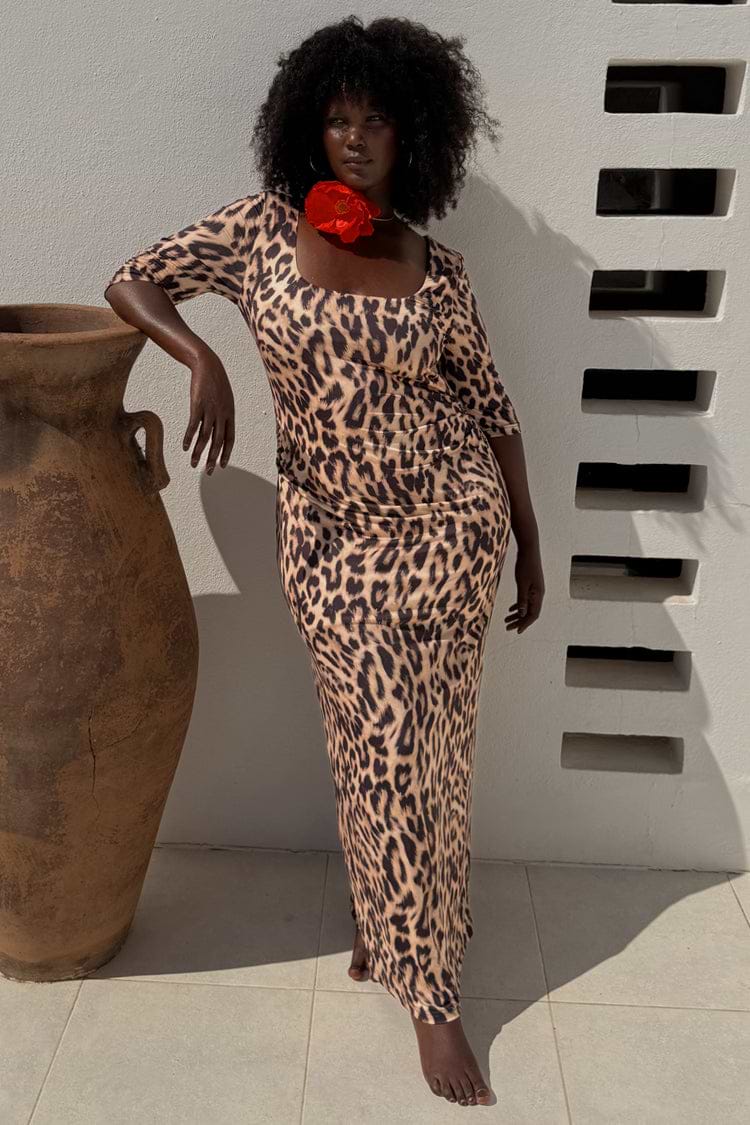 Leopard Iris Dress