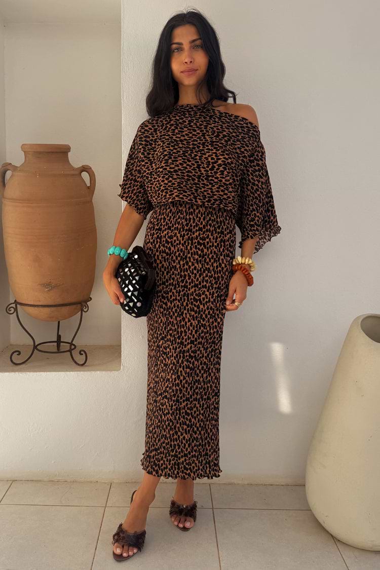 Lucia Leopard Tilly Dress