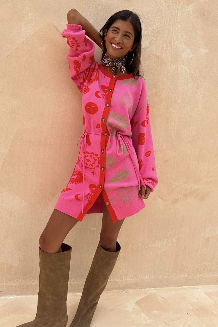 Shae Knit Cardigan Dress