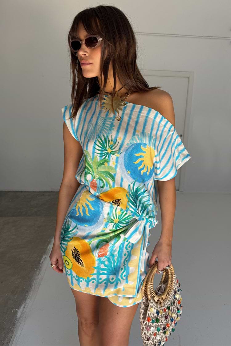 Rio Stripe Boxy Top