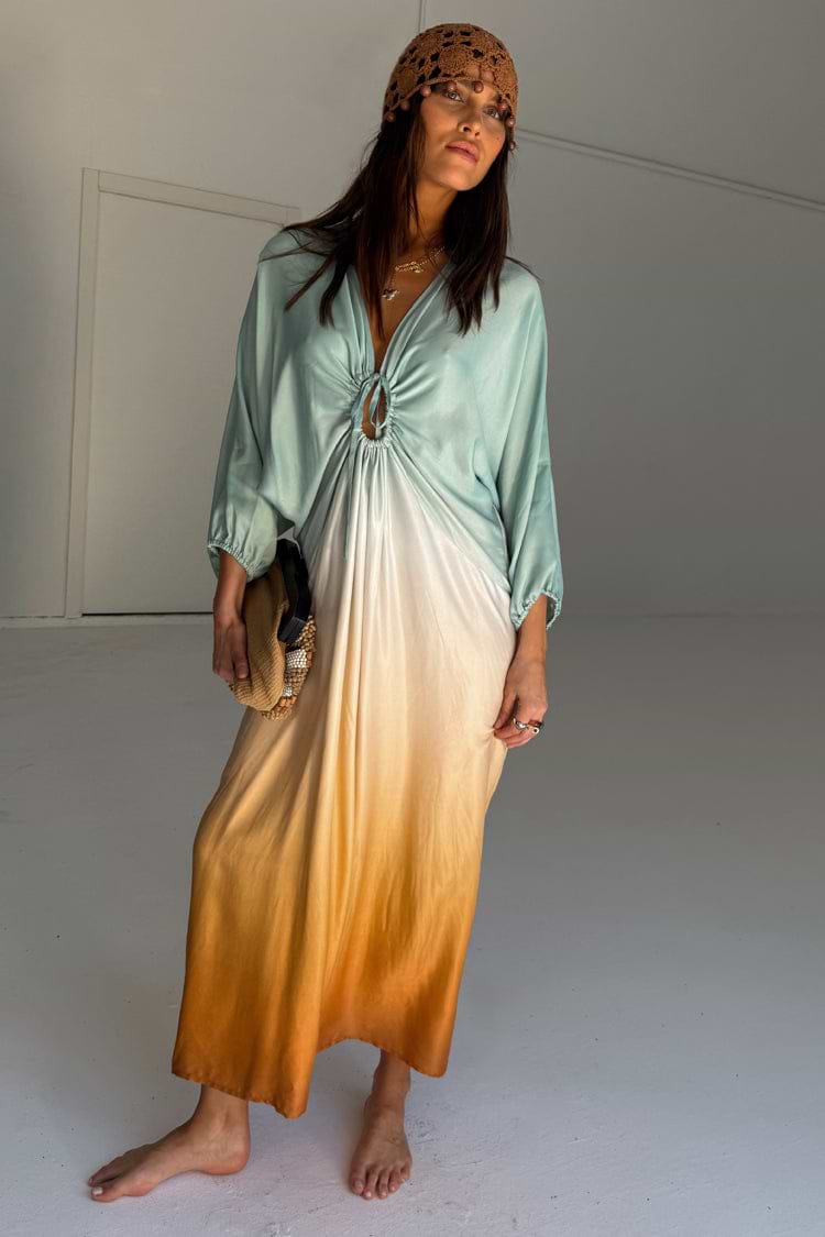 Blue Ombre Toria Dress