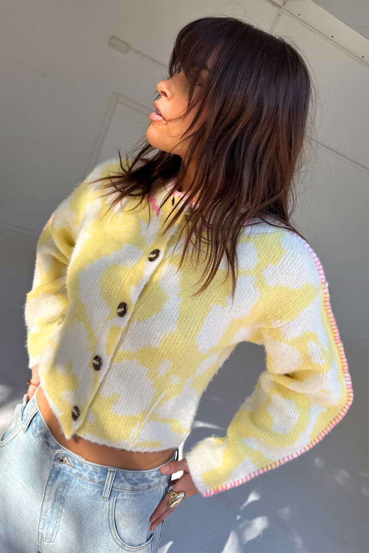 Yellow Zizi Cardigan
