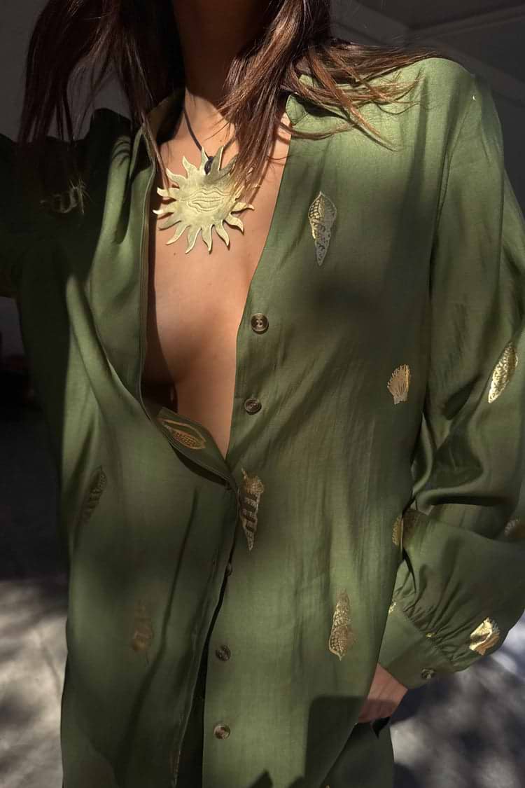 Khaki Shell Miley Shirt