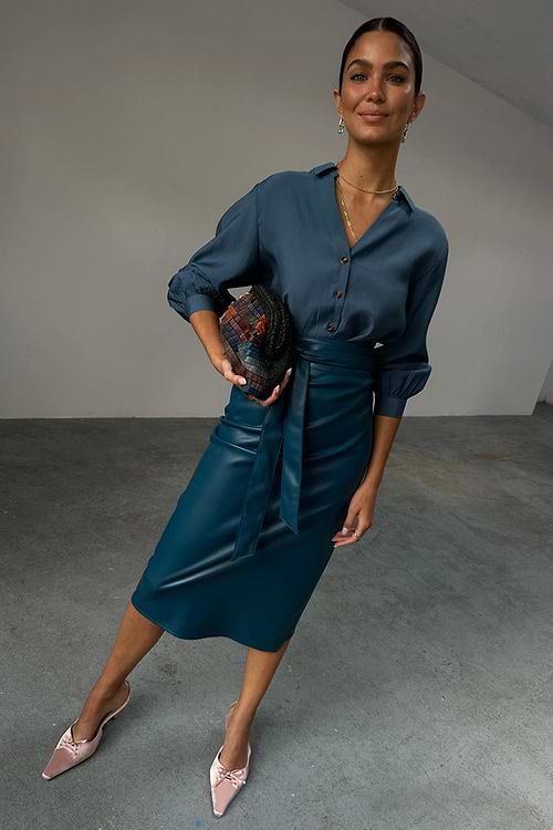 Vegan Leather Skirts – Never Fully Dressed