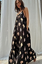 Black Shells Maxi Dress
