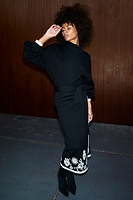 Thumbnail for Model wearing Black Virgo Jaspre Skirt