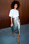 Silver Vegan Leather Jaspre