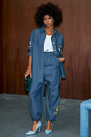 Thumbnail for Model wearing Denim Mystical Cargos 