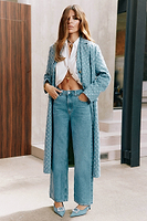 Thumbnail for Denim Harper Trench Coat