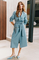 Thumbnail for Denim Harper Trench Coat