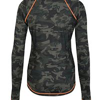 Thumbnail for Camo Athleisure Top