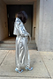 Silver Vegan Leather Trench