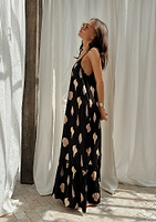 Thumbnail for Black Shells Maxi Dress