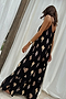 Black Shells Maxi Dress