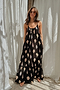 Black Shells Maxi Dress