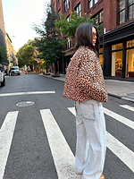 Thumbnail for caption_Model wears Scallop Detail Straight Leg Jeans  in UK size 10/ US 6
