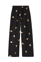 Thumbnail for Black Gold Snake Elissa Trousers Petite
