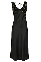 Thumbnail for Black Beaded Allegra Dress