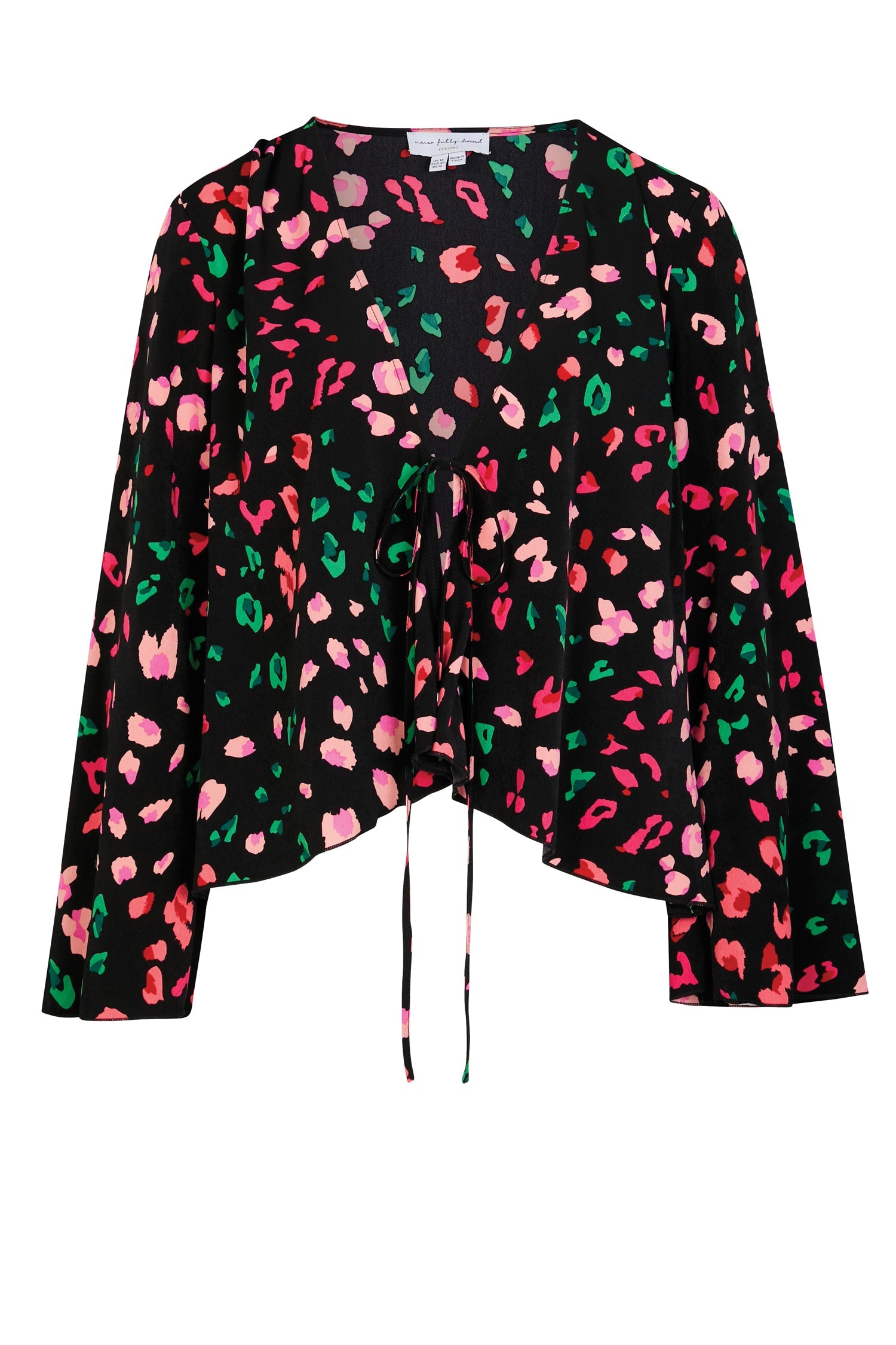 Black Animal Verity Top