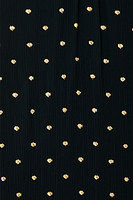 Thumbnail for Black Celia Plisse Dress Petite