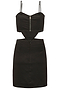 Black Love Story Mini Dress